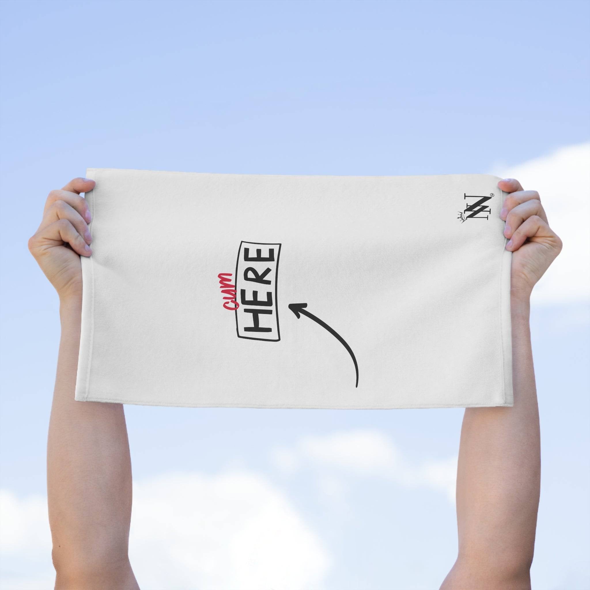 Cum Here | Mix & Match Soft Fun-Flirty Lovers’ Towels