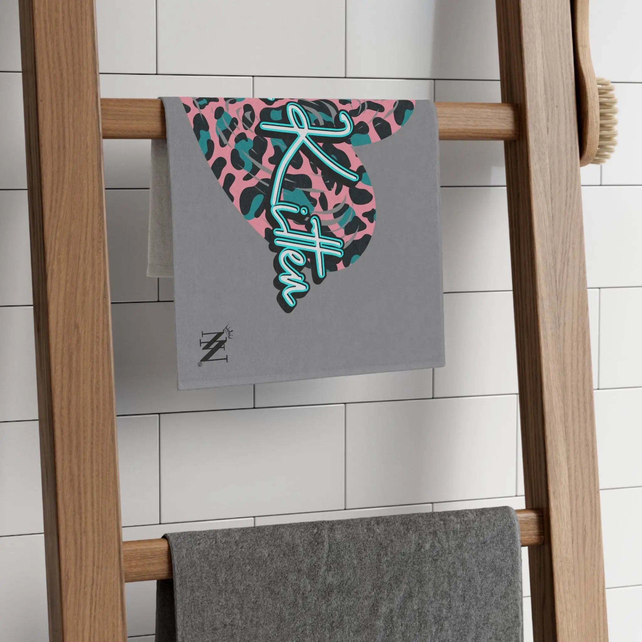 Cum Kitten Grey | Mix & Match Soft Fun-Flirty Lovers’ Towels