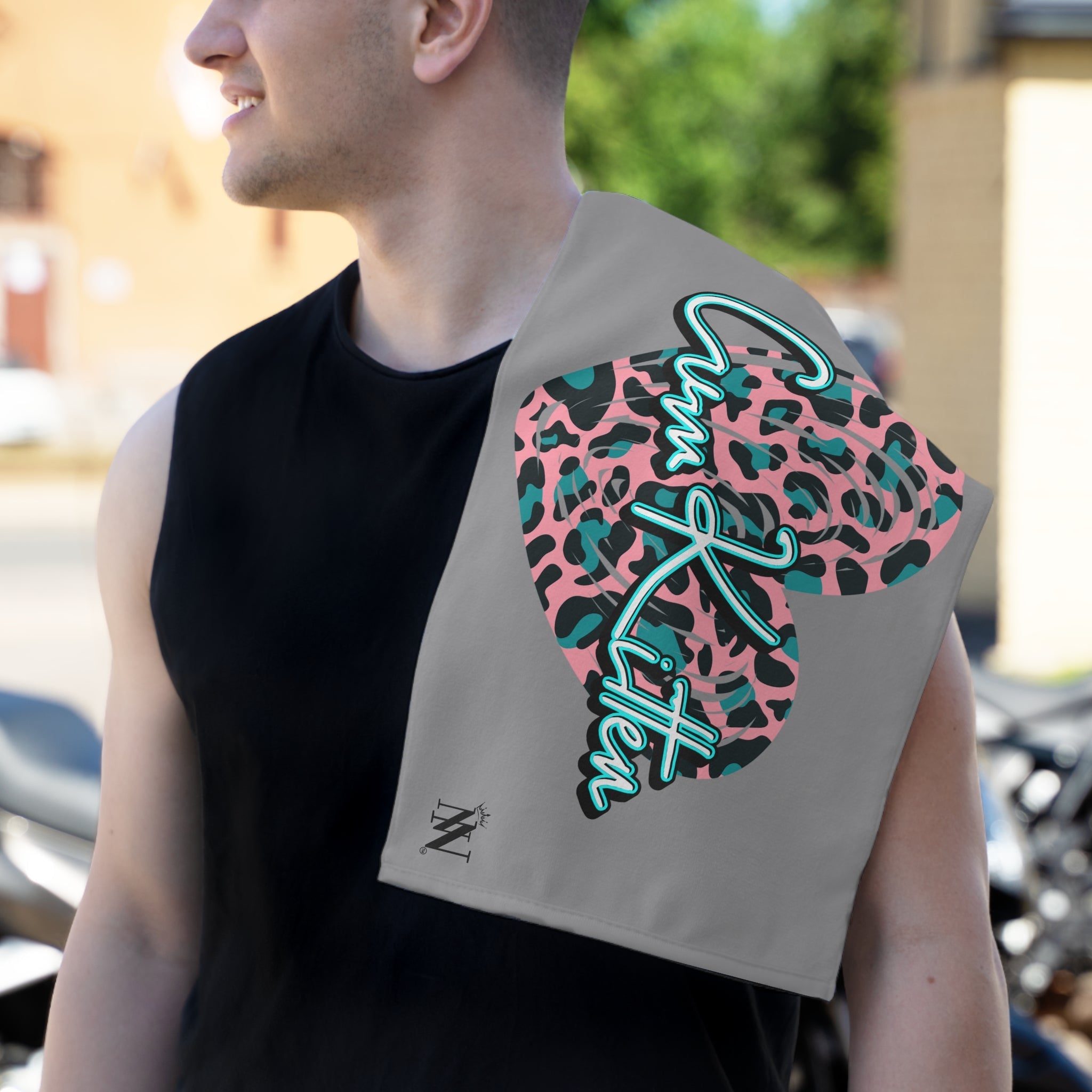 Cum Kitten Grey | Mix & Match Soft Fun-Flirty Lovers’ Towels