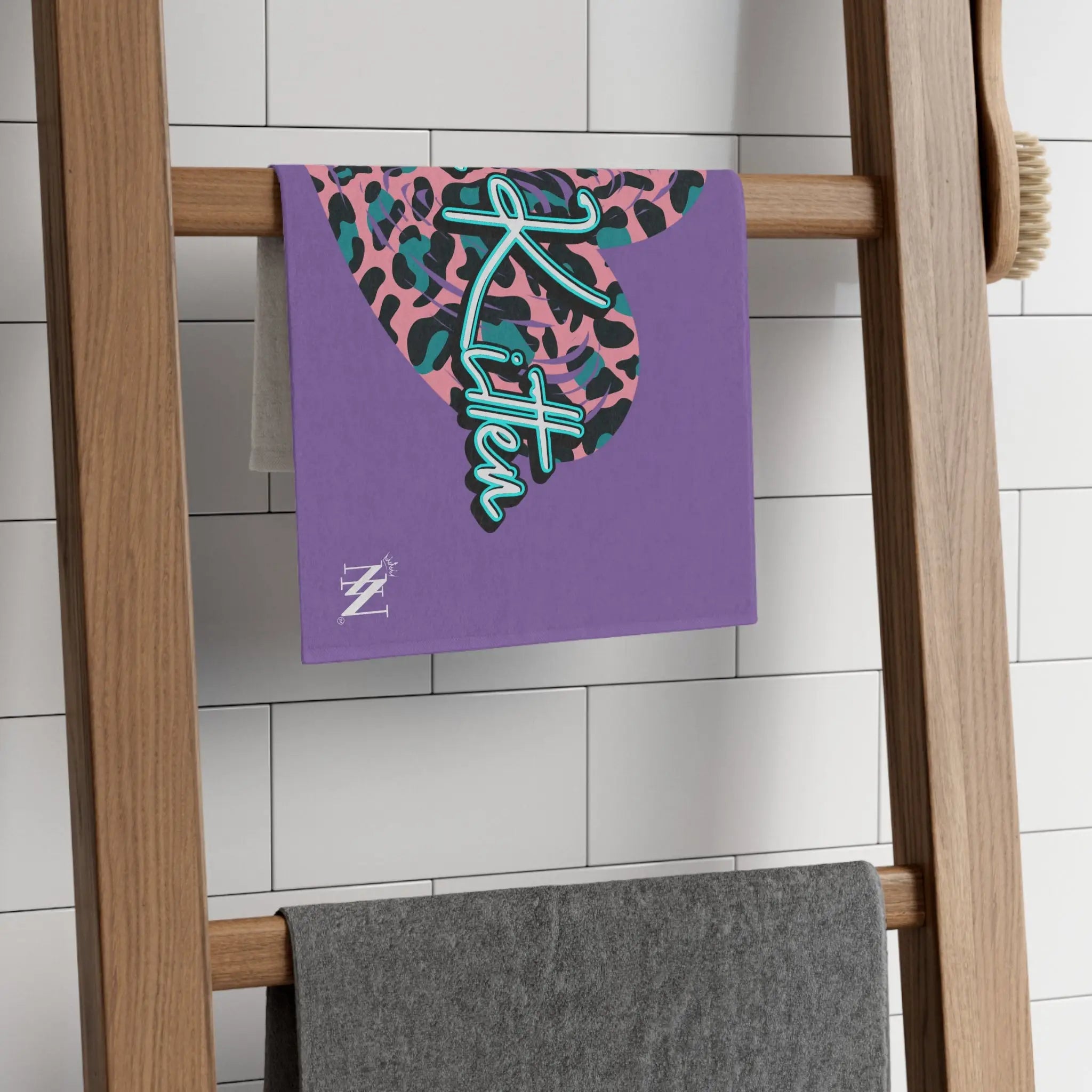 Cum Kitten Light Purple | Mix & Match Soft Fun-Flirty Lovers’ Towels