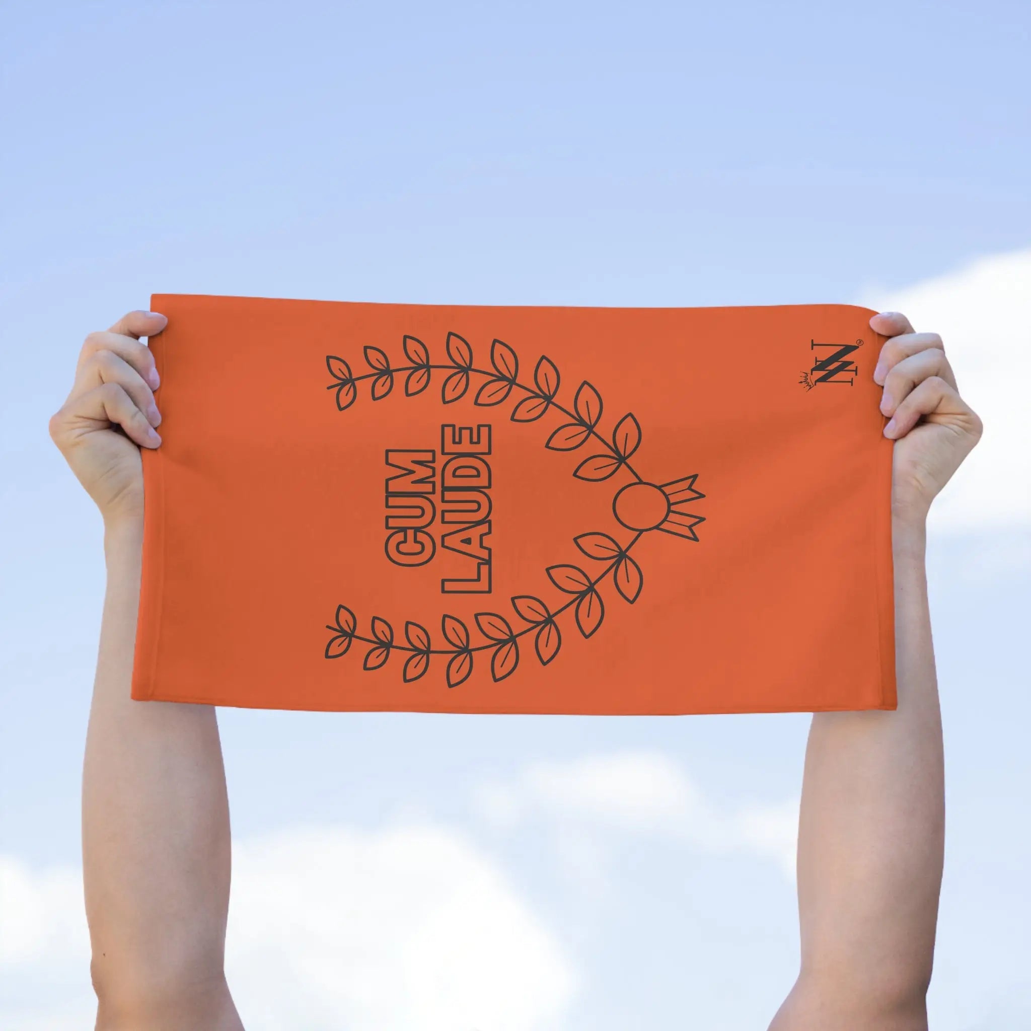 Cum Laude Orange | Mix & Match Soft Fun-Flirty Lovers’ Towels