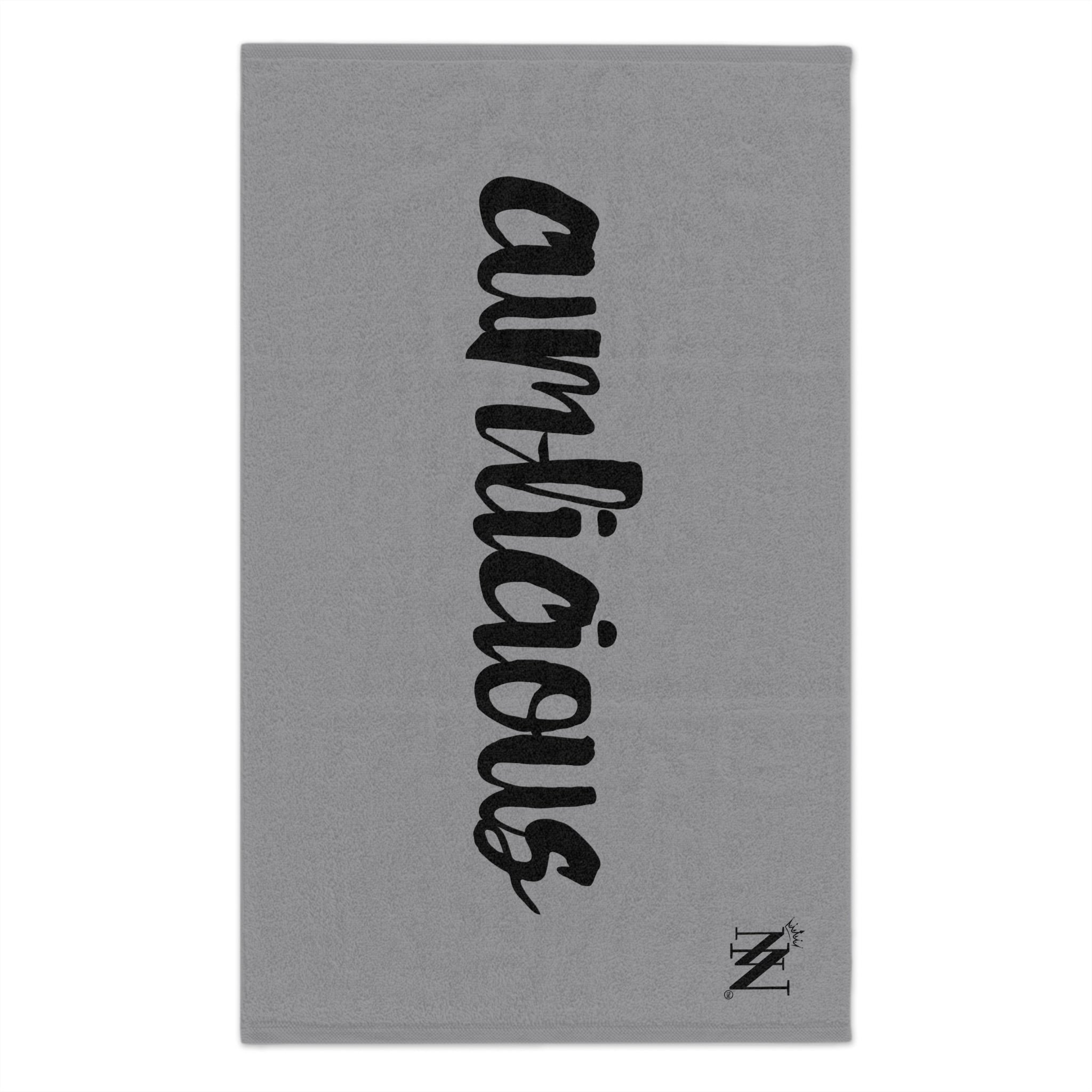 Cum-licious Grey | Mix & Match Soft Fun-Flirty Lovers’ Towels