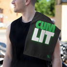 Cum Lit Black Mix Match Soft Sex Towels | Flirty Lovers’ Gifts