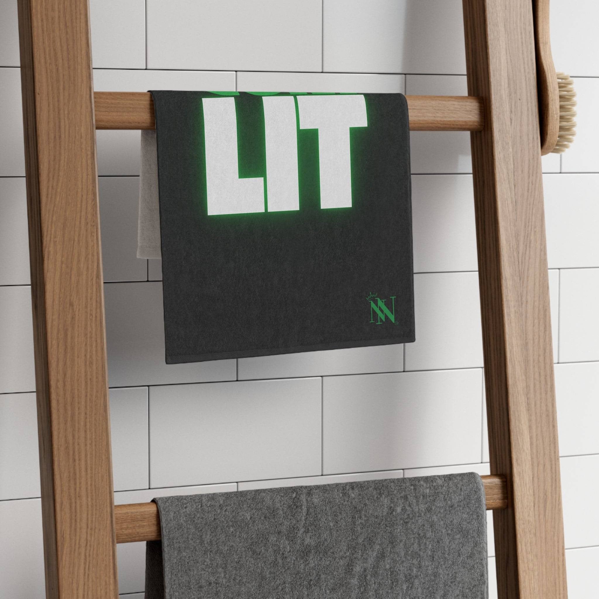 Cum Lit Black Mix Match Soft Sex Towels | Flirty Lovers’ Gifts