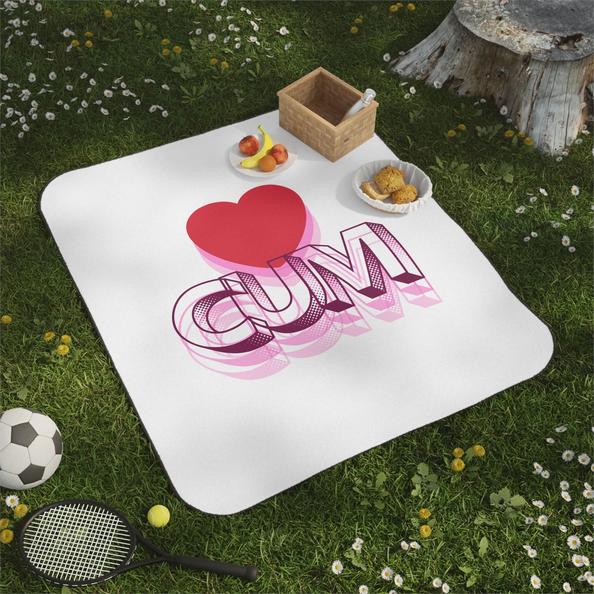 ❤️Cum | Mix Match Fun-Flirty Lovers’ Water-Resistant Blankets