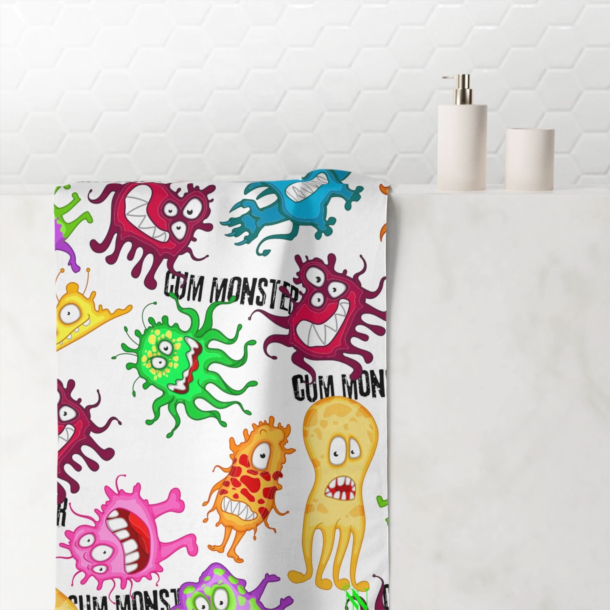Cum Monster | Mix & Match Naughty XL Fun-Flirty Lovers’ Towels