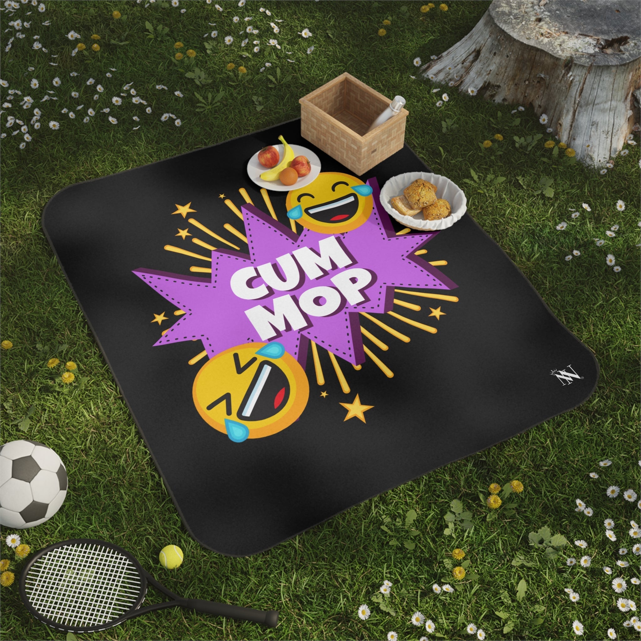 Cum Mop | Mix Match Fun-Flirty Lovers’ Water-Resistant Blankets