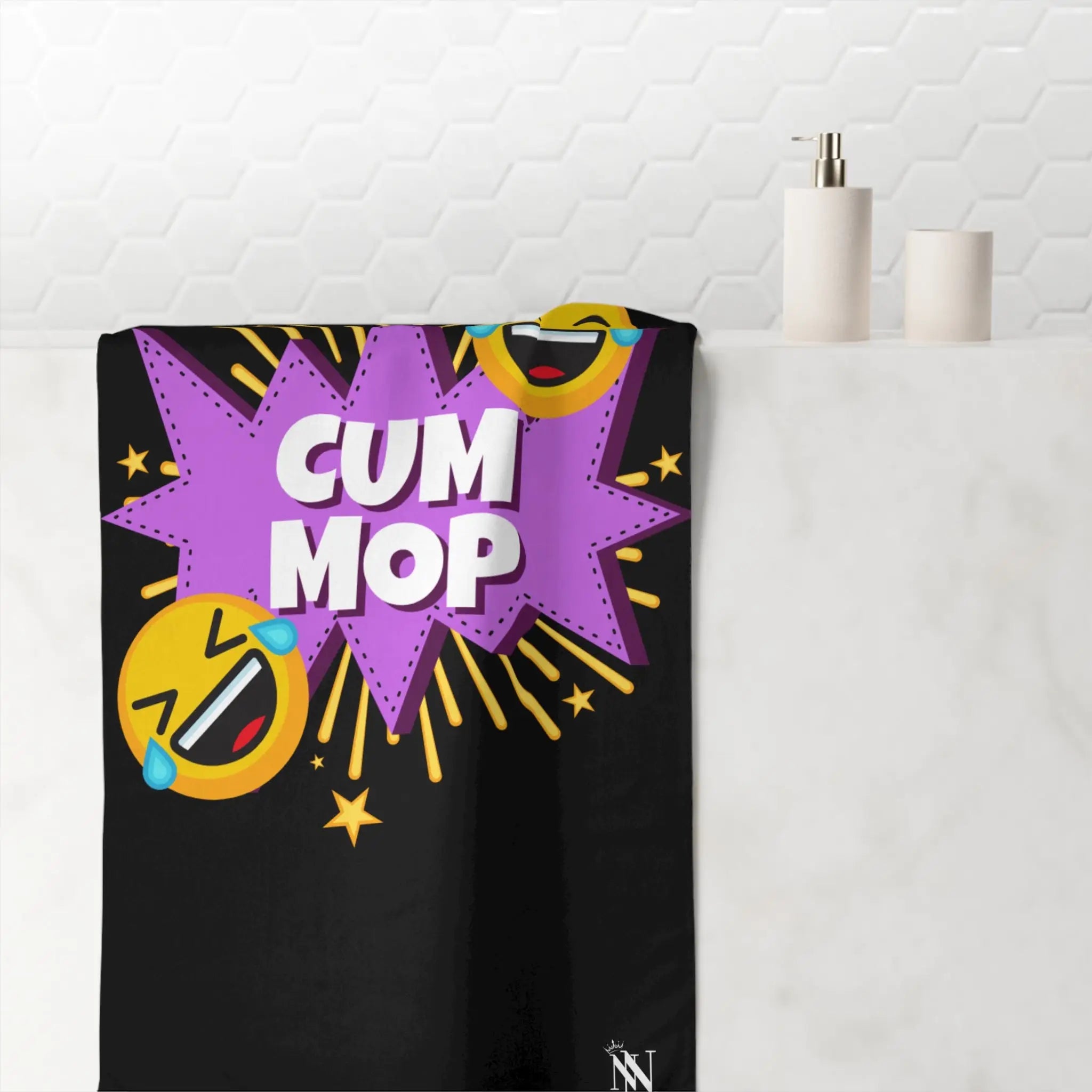 Cum Mop | Mix & Match XL Fun-Flirty Lovers’ Towels