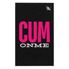 Cum On Me Black Mix & Match Soft Sex Towels | Flirty Lovers’ Gifts