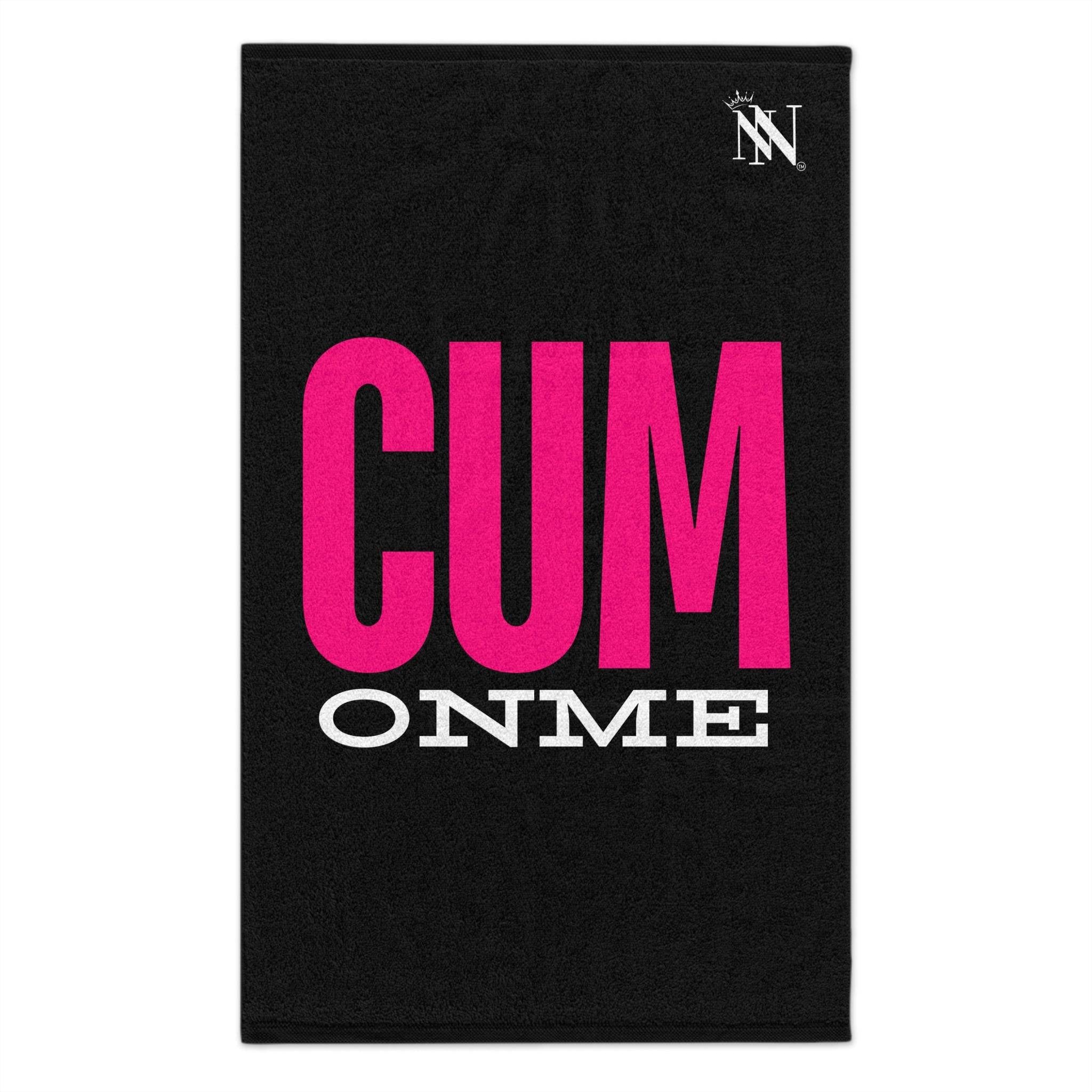 Cum On Me Black Mix & Match Soft Sex Towels | Flirty Lovers’ Gifts