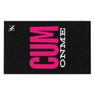 Cum On Me Black Mix & Match Soft Sex Towels | Flirty Lovers’ Gifts