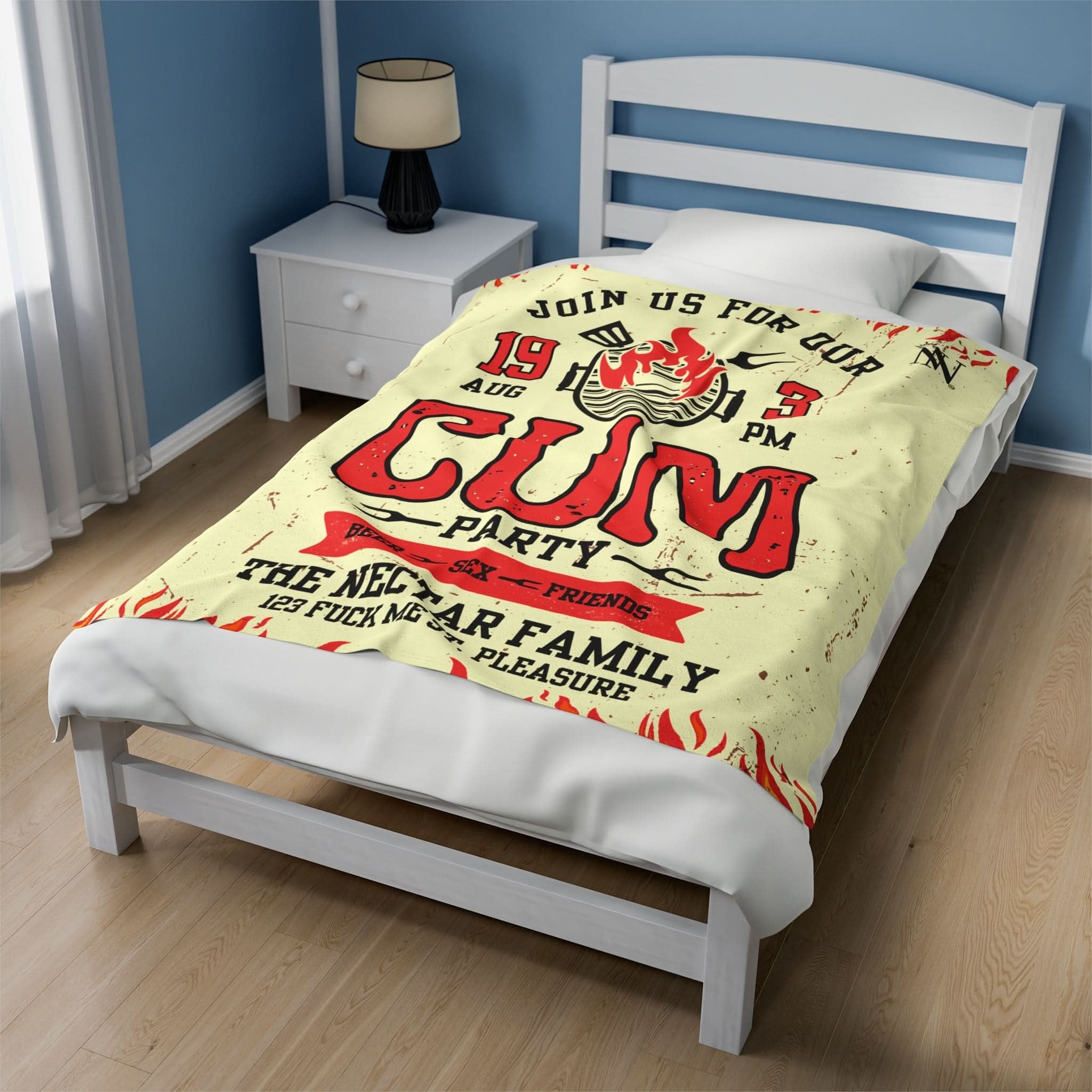 Cum Party | Mix & Match Fun-Flirty Lovers’ Blankets