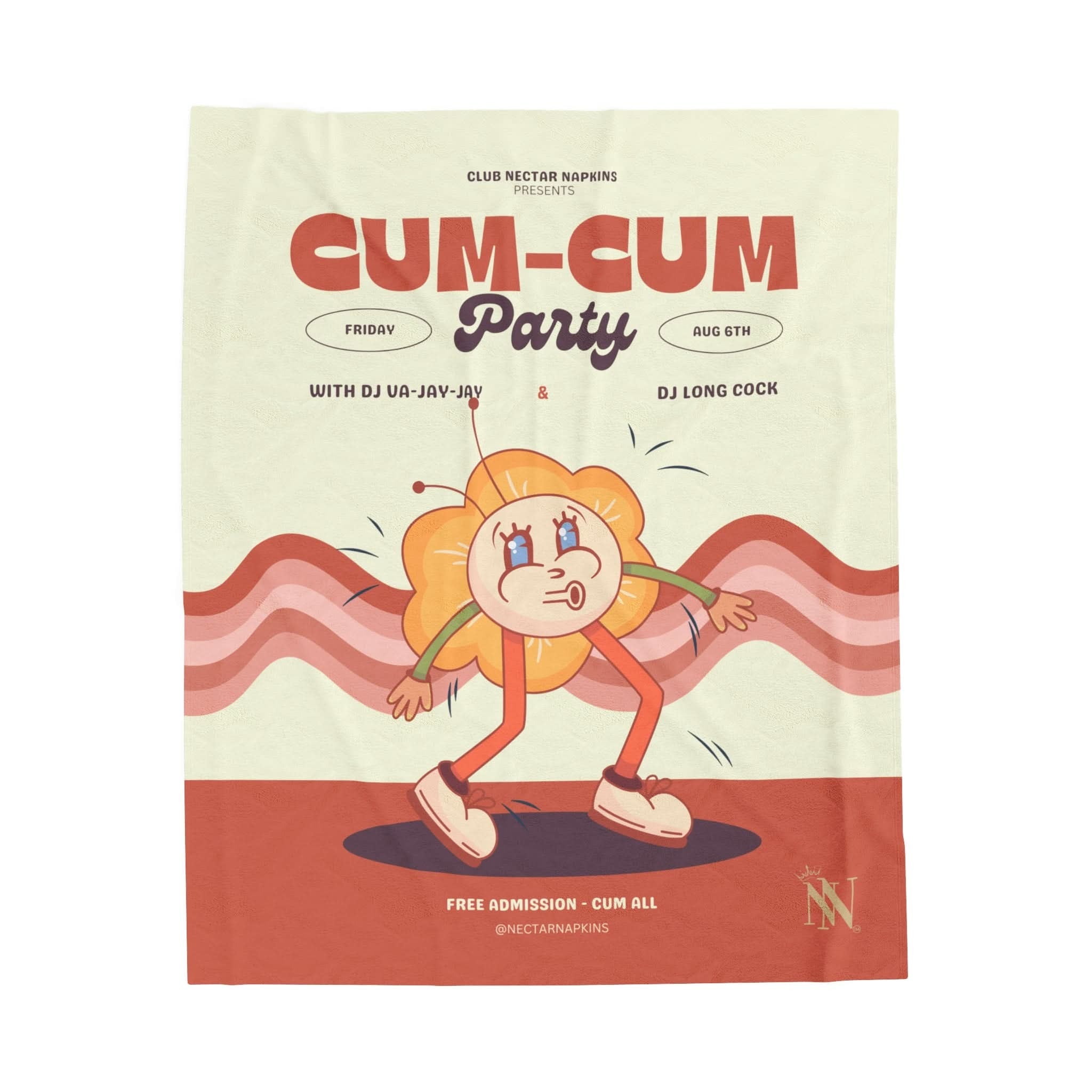 Cum-Cum Party | Mix & Match Fun-Flirty Lovers’ Blankets