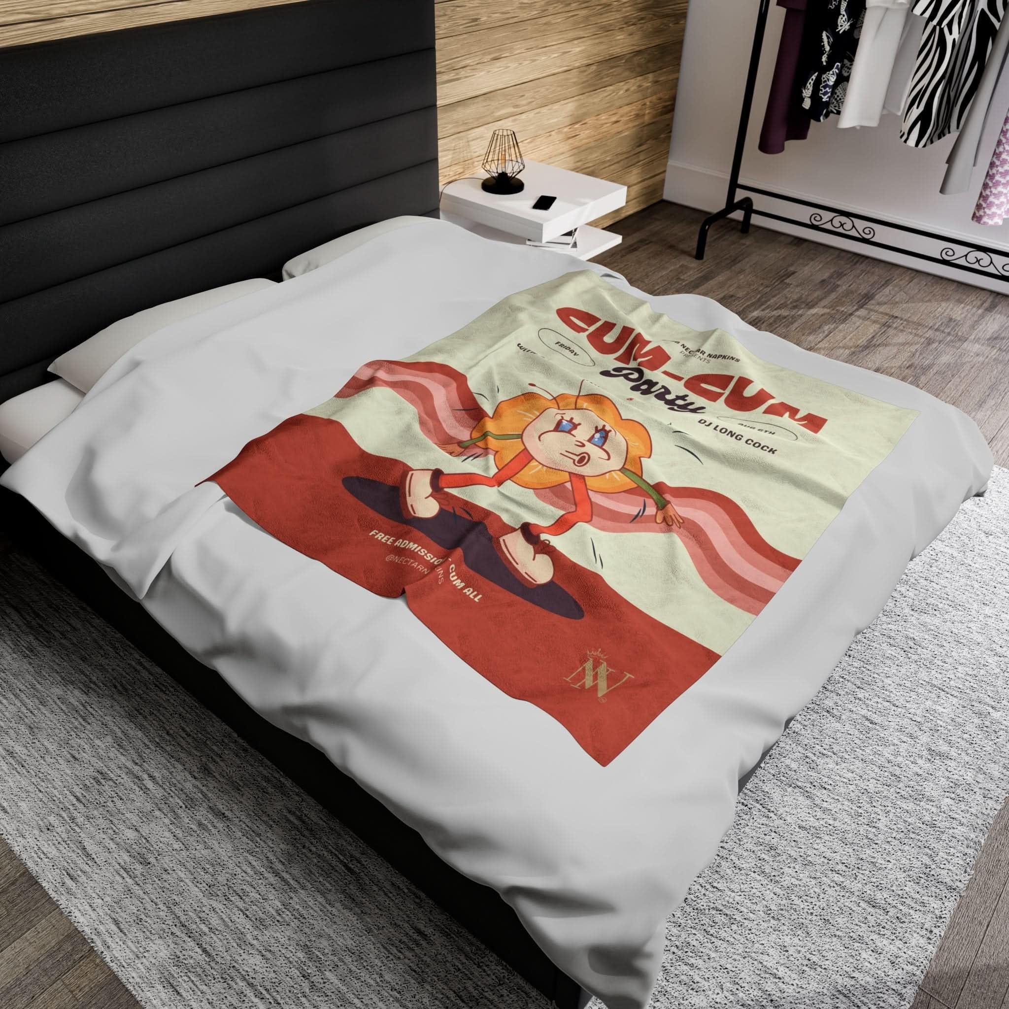 Cum-Cum Party | Mix & Match Fun-Flirty Lovers’ Blankets