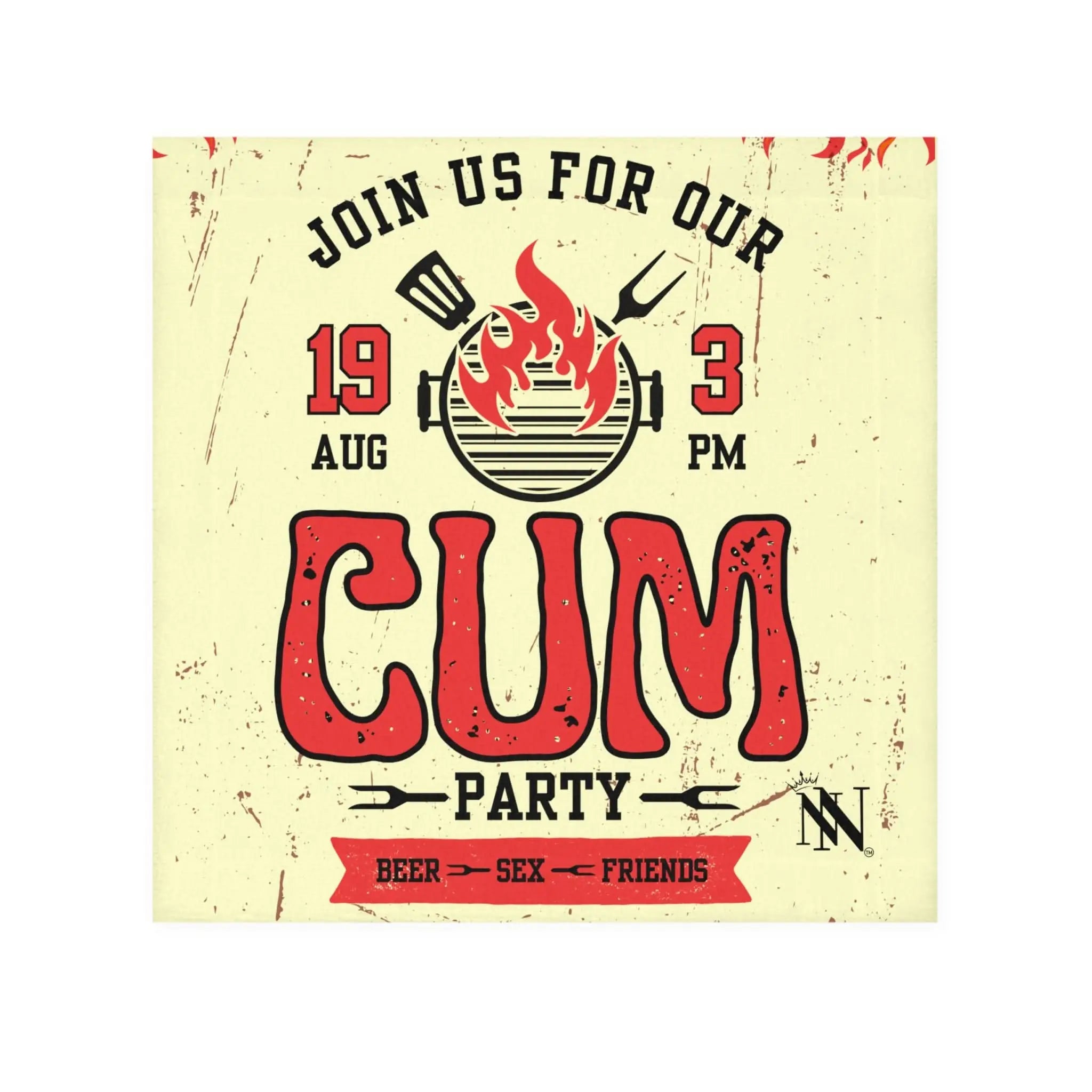 Cum Party | Mix & Match Lils’ Fun-Flirty Lovers’ Towels