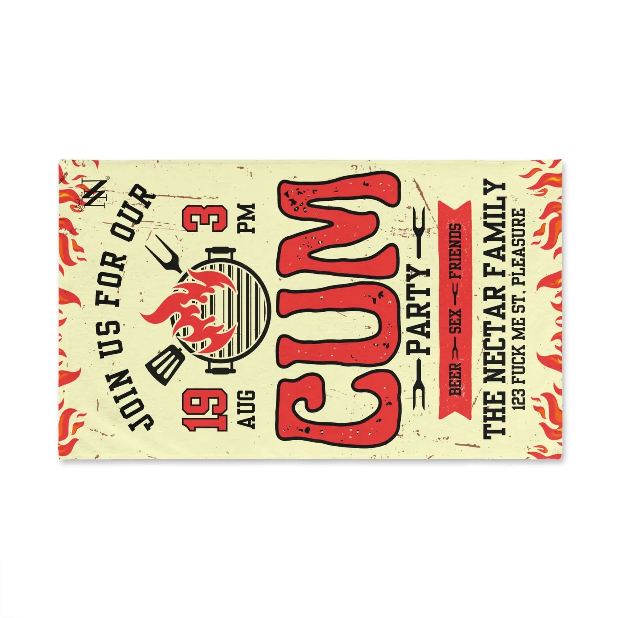 Cum Party | Mix & Match Original Fun-Flirty Lovers’ Towels