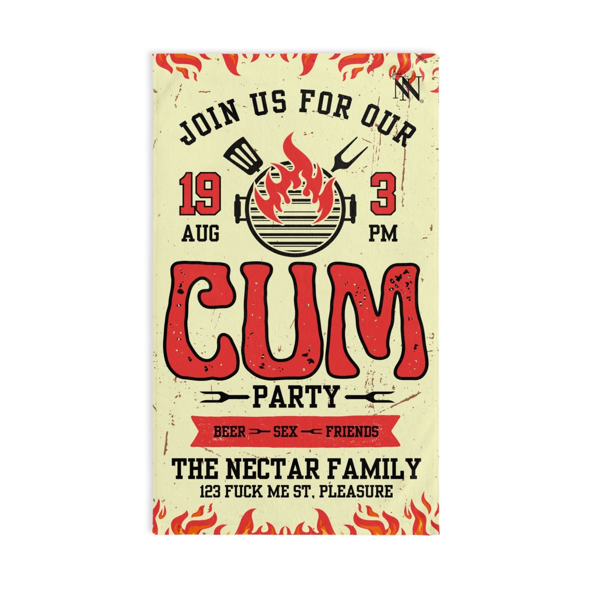 Cum Party | Mix & Match Original Fun-Flirty Lovers’ Towels