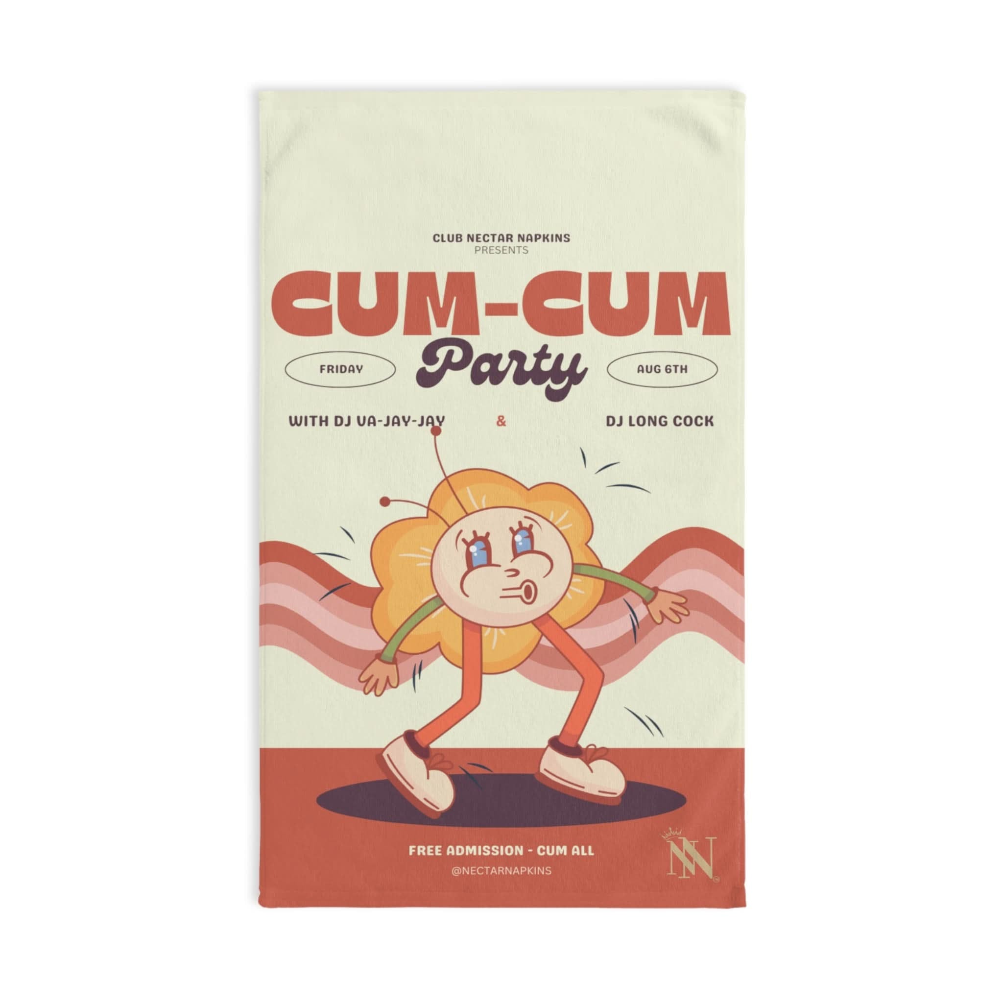 Cum-Cum Party | Mix & Match Original Fun-Flirty Lovers’ Towels