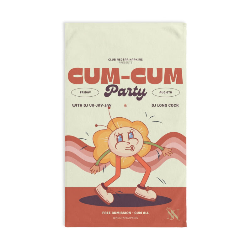 Cum-Cum Party | Mix & Match Original Fun-Flirty Lovers’ Towels