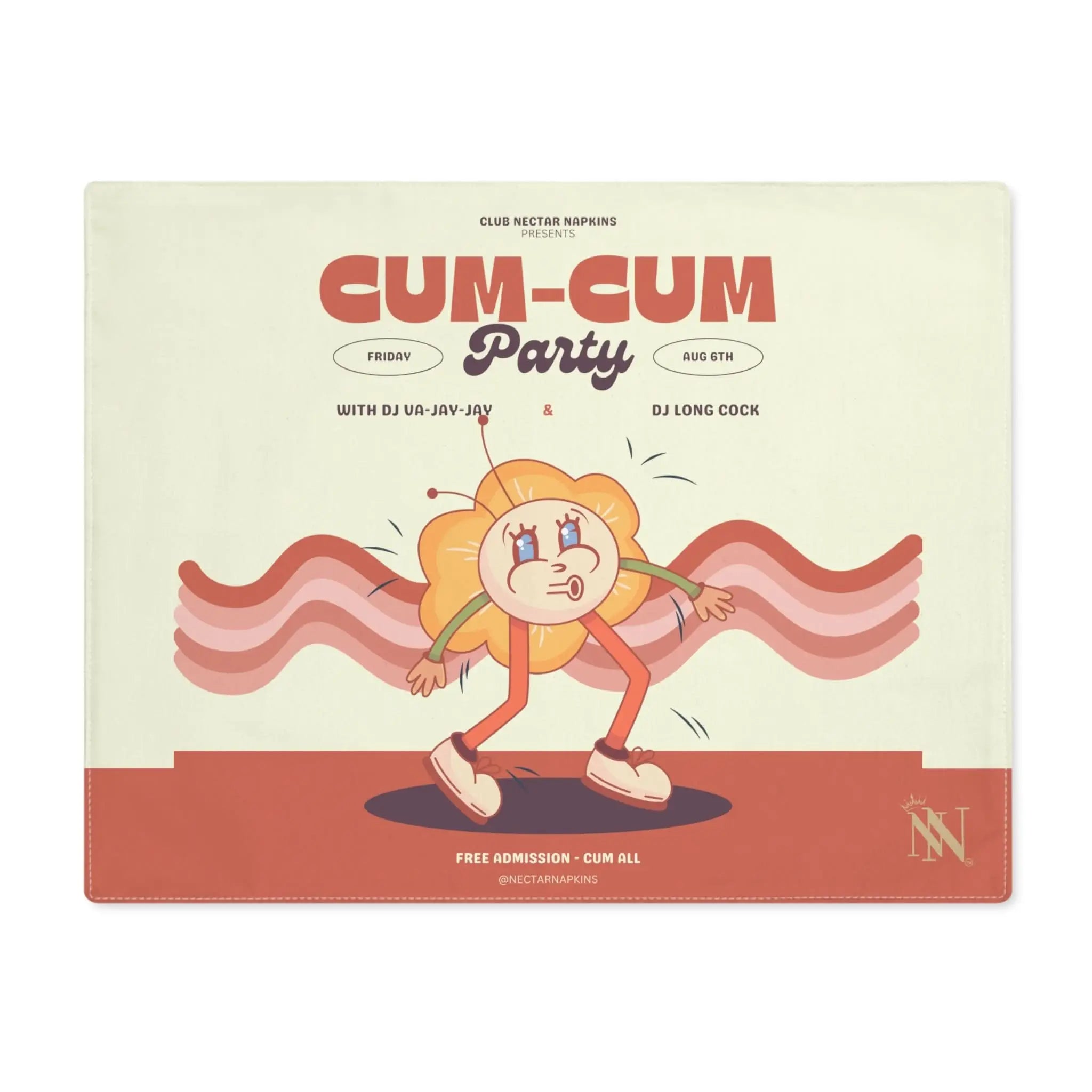 Cum-Cum Party | Mix & Match Playful Fun-Flirty Lovers’ Toy Mats