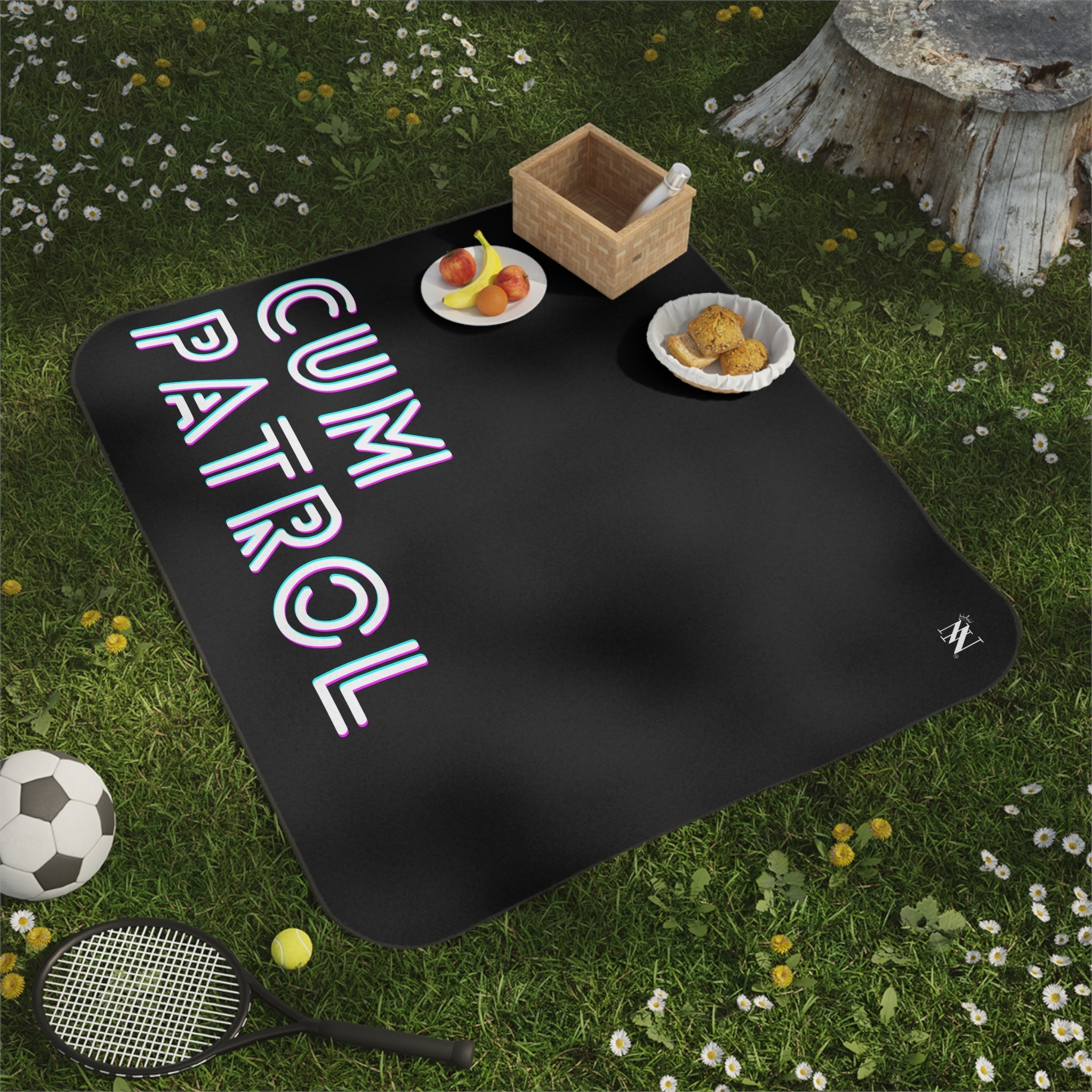 Cum Patrol | Mix Match Fun-Flirty Lovers’ Water-Resistant Blankets