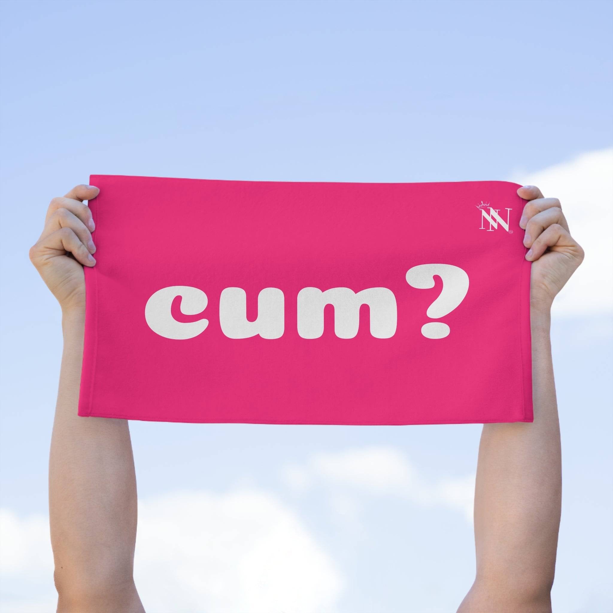Cum? Pink Mix & Match Soft Sex Towels | Flirty Lovers’ Gifts