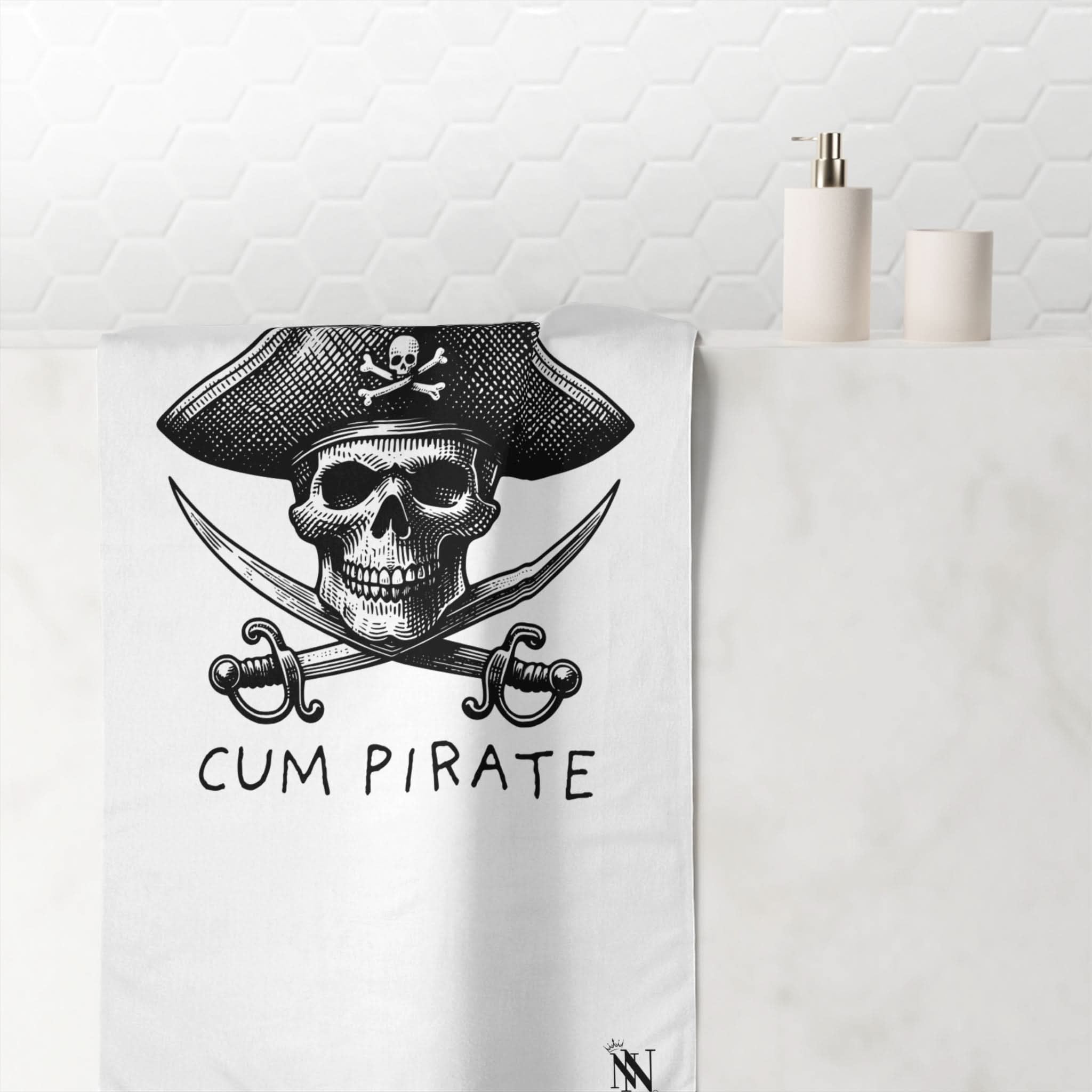 Cum Pirate | Mix & Match Naughty XL Fun-Flirty Lovers’ Towels
