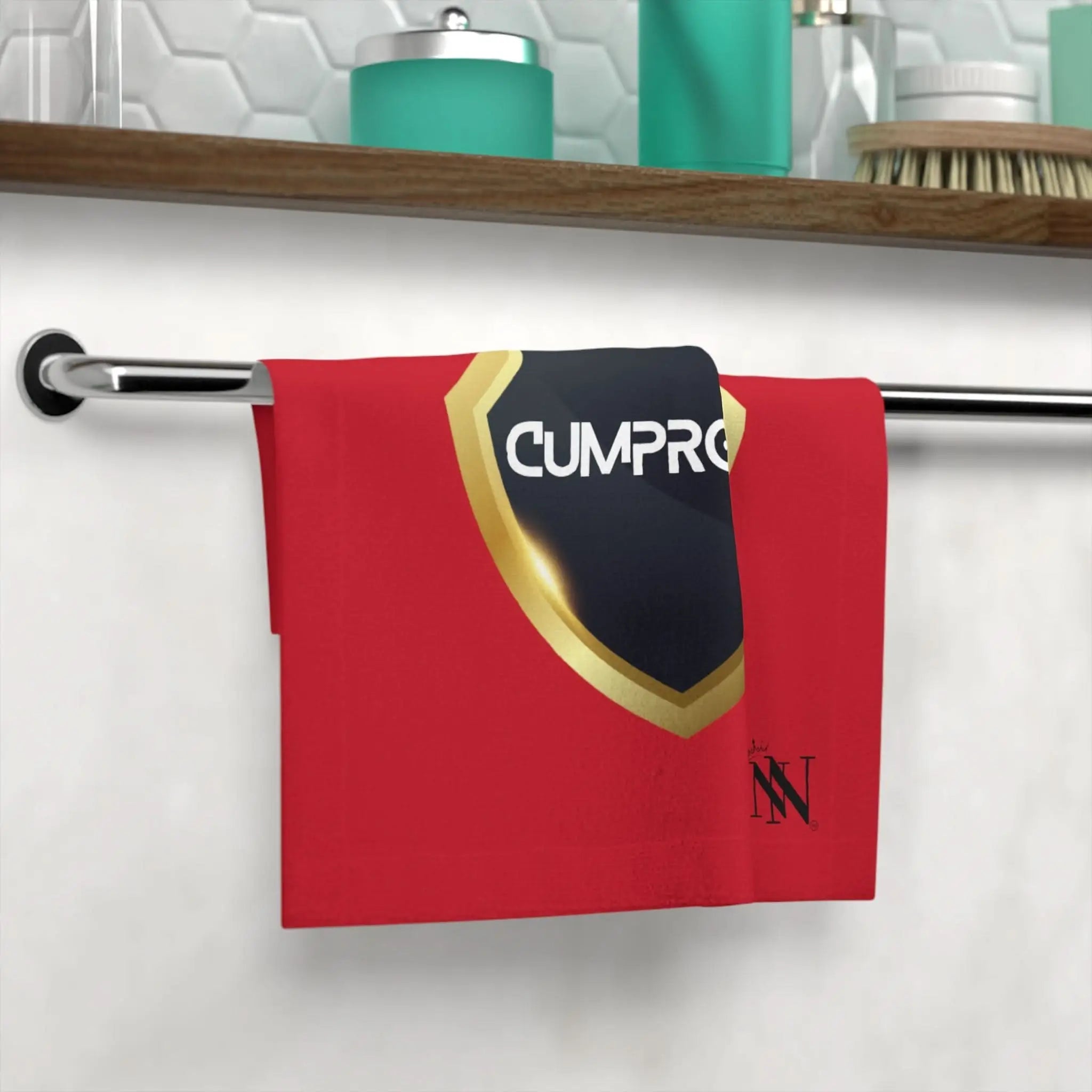 Cum Proof Red | Mix & Match Lils’ Fun-Flirty Lovers’ Towels