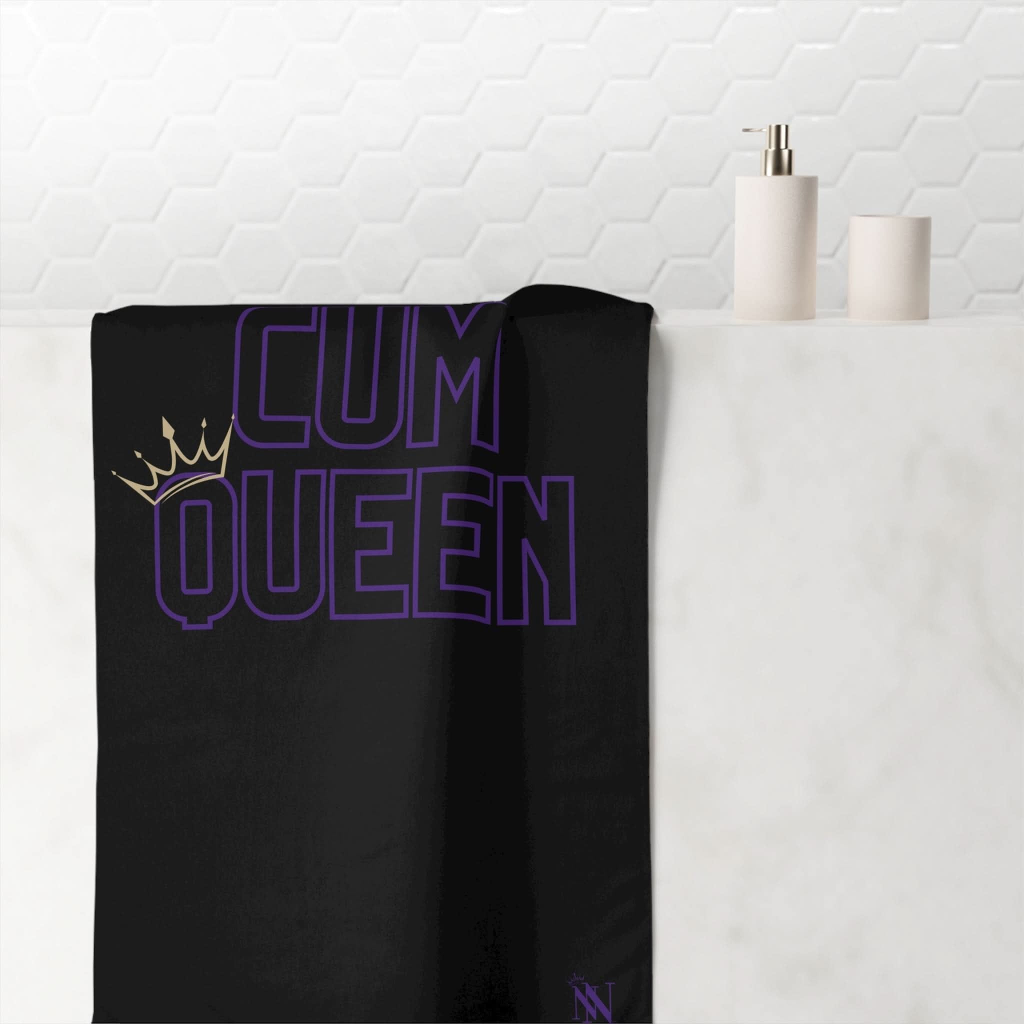Cum Queen | Mix & Match Naughty XL Fun-Flirty Lovers’ Towels