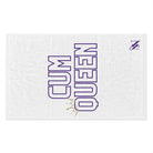 Cum Queen White | Mix & Match Soft Fun-Flirty Lovers’ Towels
