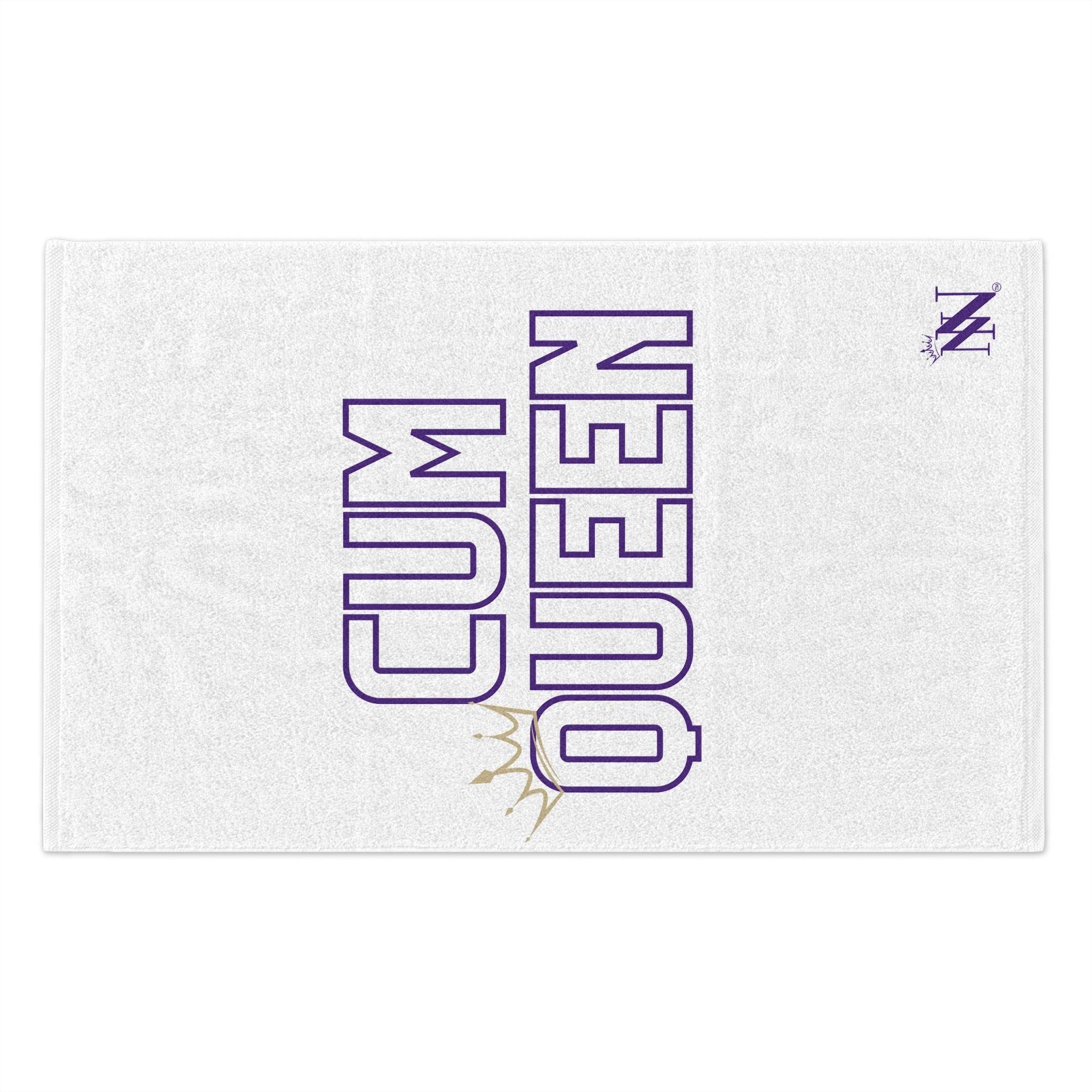 Cum Queen White | Mix & Match Soft Fun-Flirty Lovers’ Towels