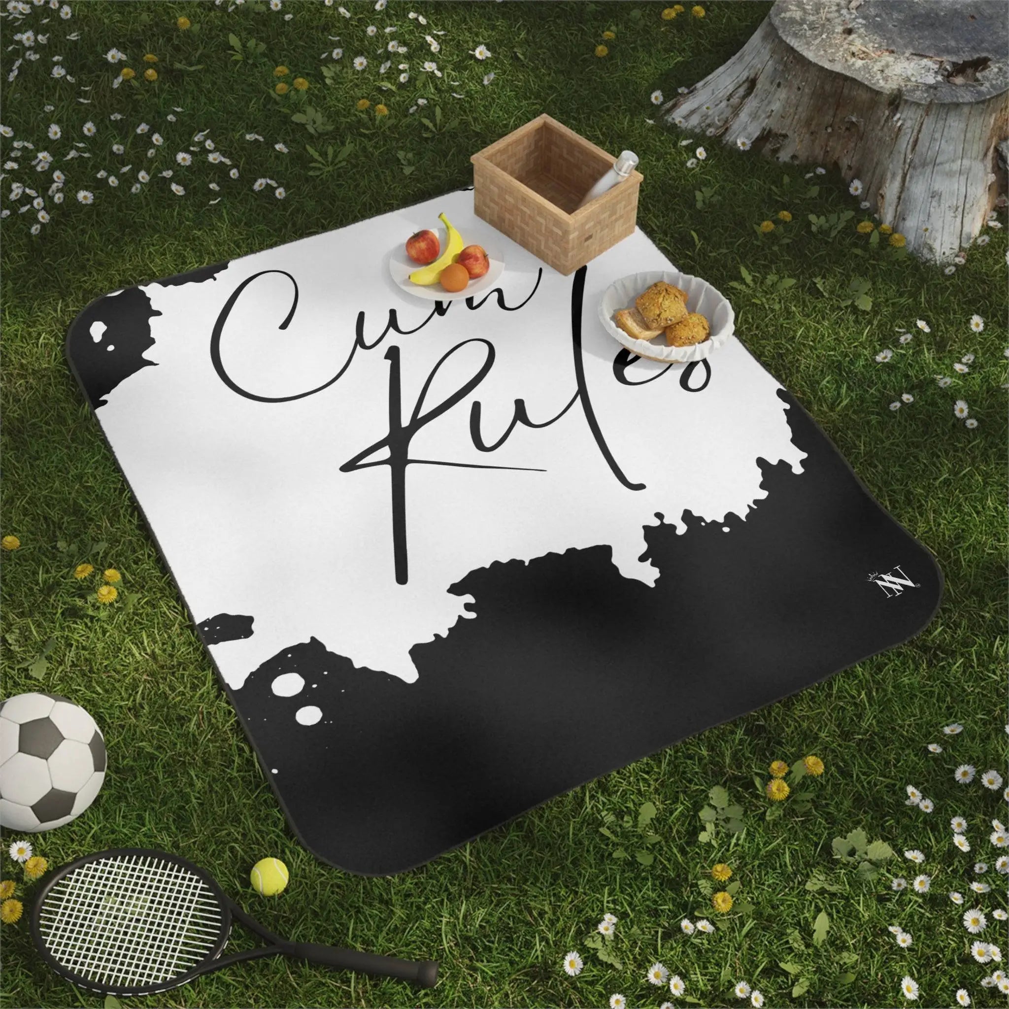 Cum Rules | Mix Match Fun-Flirty Lovers’ Water-Resistant Blankets
