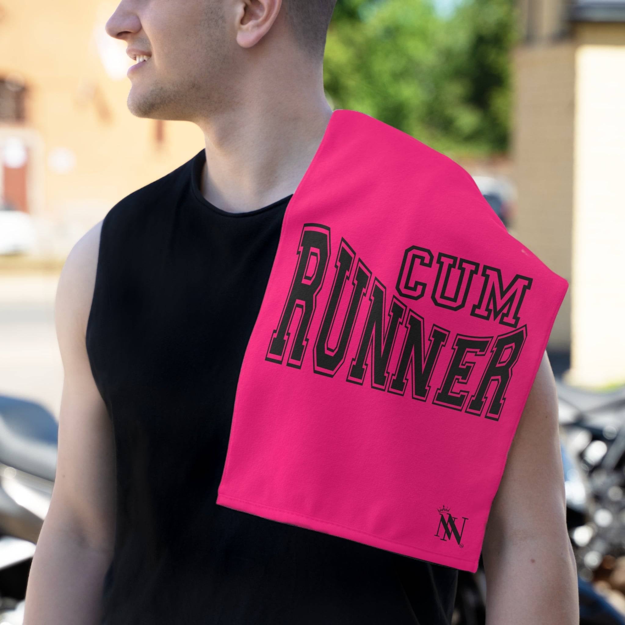 Cum Runner Pink Mix & Match Soft Sex Towels | Flirty Lovers’ Gifts