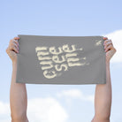 Cum See Me Grey | Mix & Match Soft Fun-Flirty Lovers’ Towels