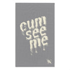 Cum See Me Grey | Mix & Match Soft Fun-Flirty Lovers’ Towels