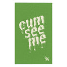 Cum See Me Light Green | Mix & Match Soft Fun-Flirty Lovers’ Towels