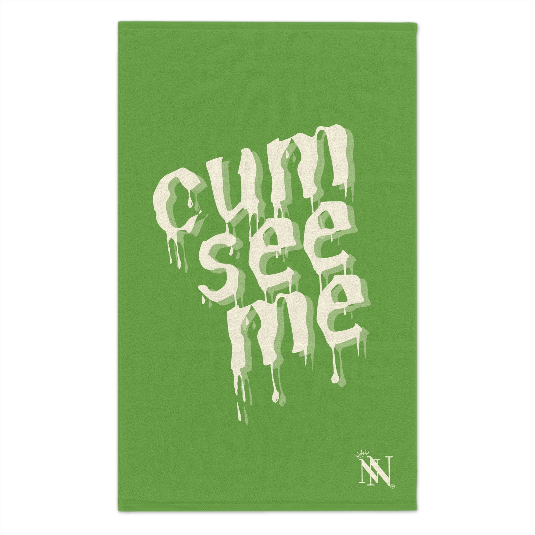 Cum See Me Light Green | Mix & Match Soft Fun-Flirty Lovers’ Towels