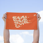 Cum See Me Orange | Mix & Match Soft Fun-Flirty Lovers’ Towels