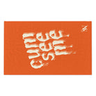 Cum See Me Orange | Mix & Match Soft Fun-Flirty Lovers’ Towels