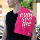 Cum See Me Pink | Mix & Match Soft Fun-Flirty Lovers’ Towels