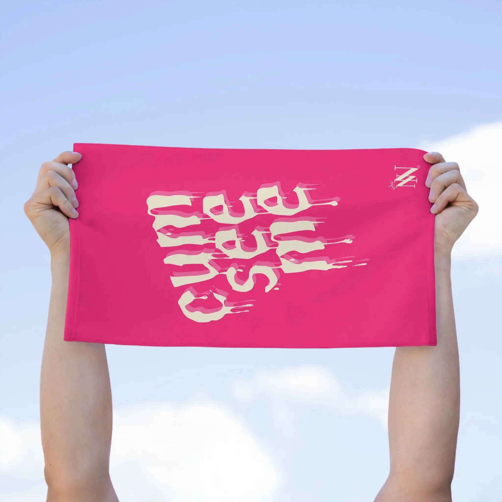 Cum See Me Pink | Mix & Match Soft Fun-Flirty Lovers’ Towels