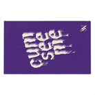 Cum See Me Purple | Mix & Match Soft Fun-Flirty Lovers’ Towels