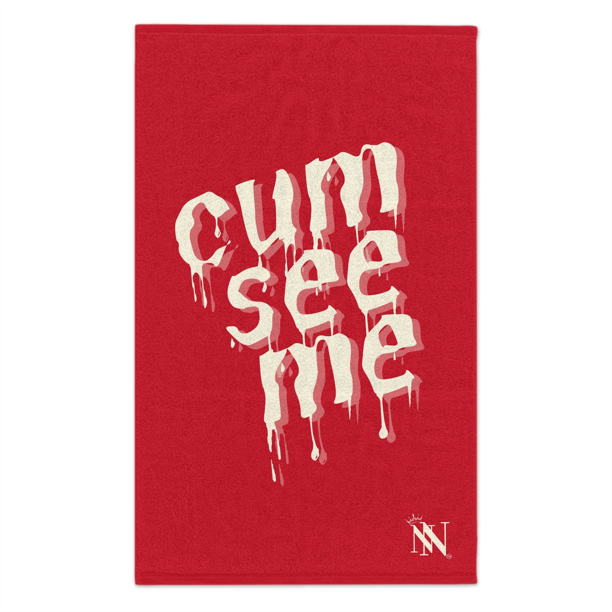 Cum See Me Red | Mix & Match Soft Fun-Flirty Lovers’ Towels