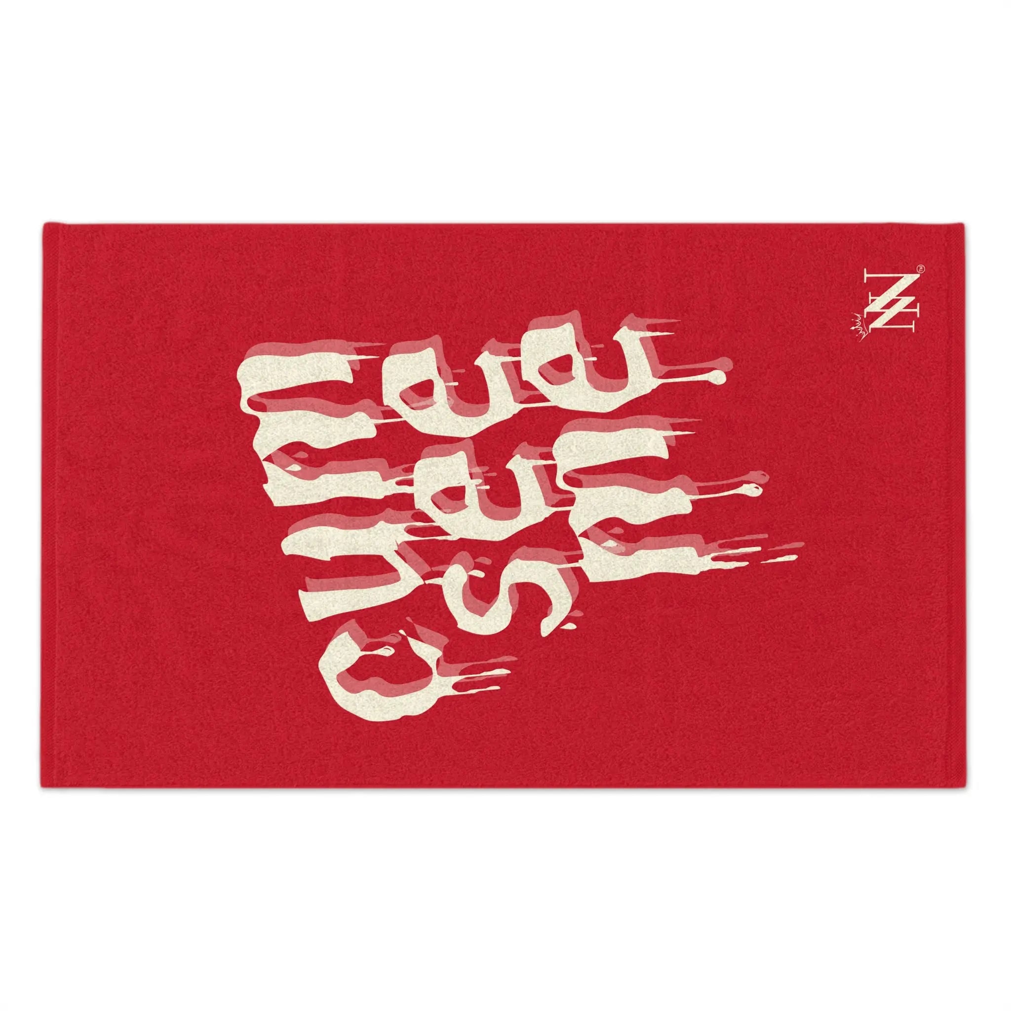 Cum See Me Red | Mix & Match Soft Fun-Flirty Lovers’ Towels