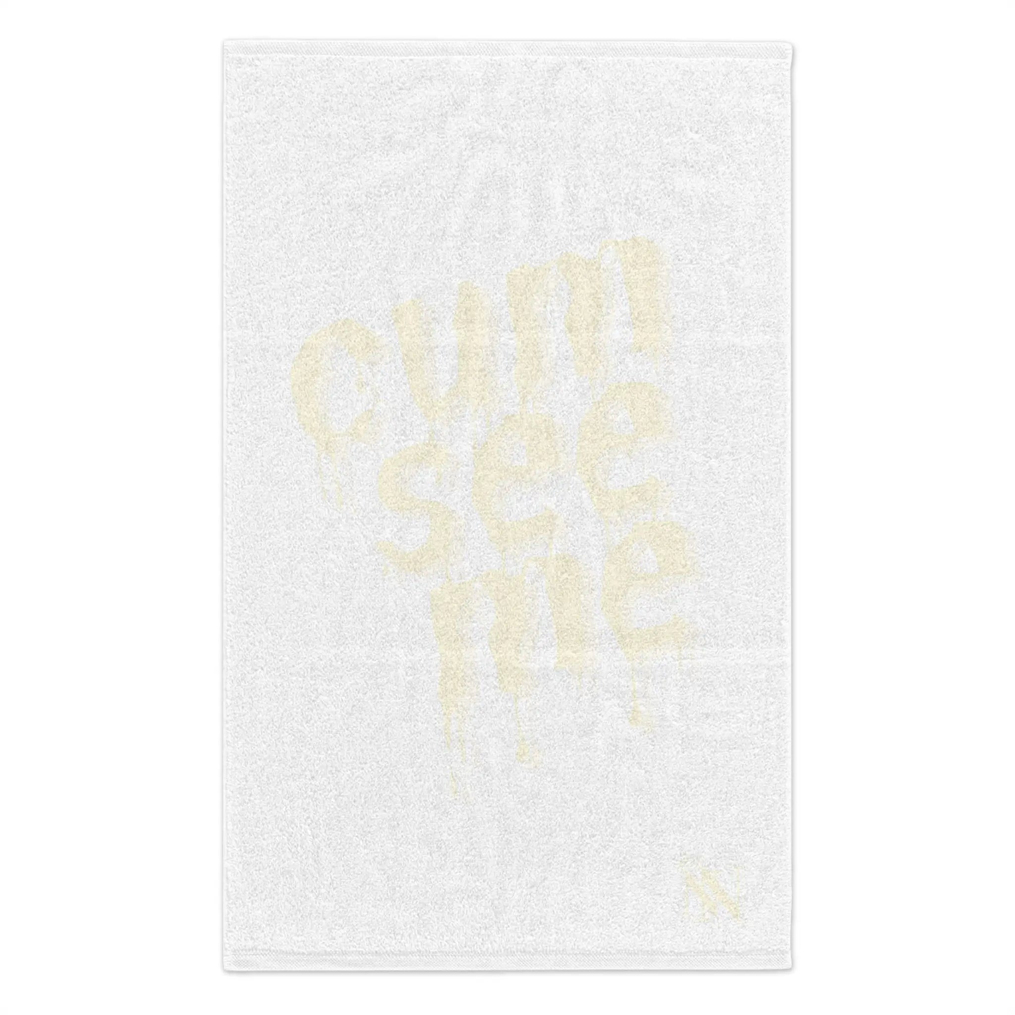 Cum See Me White | Mix & Match Soft Fun-Flirty Lovers’ Towels