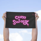 Cum Swag Black Mix Match Soft Sex Towels | Flirty Lovers’ Gifts