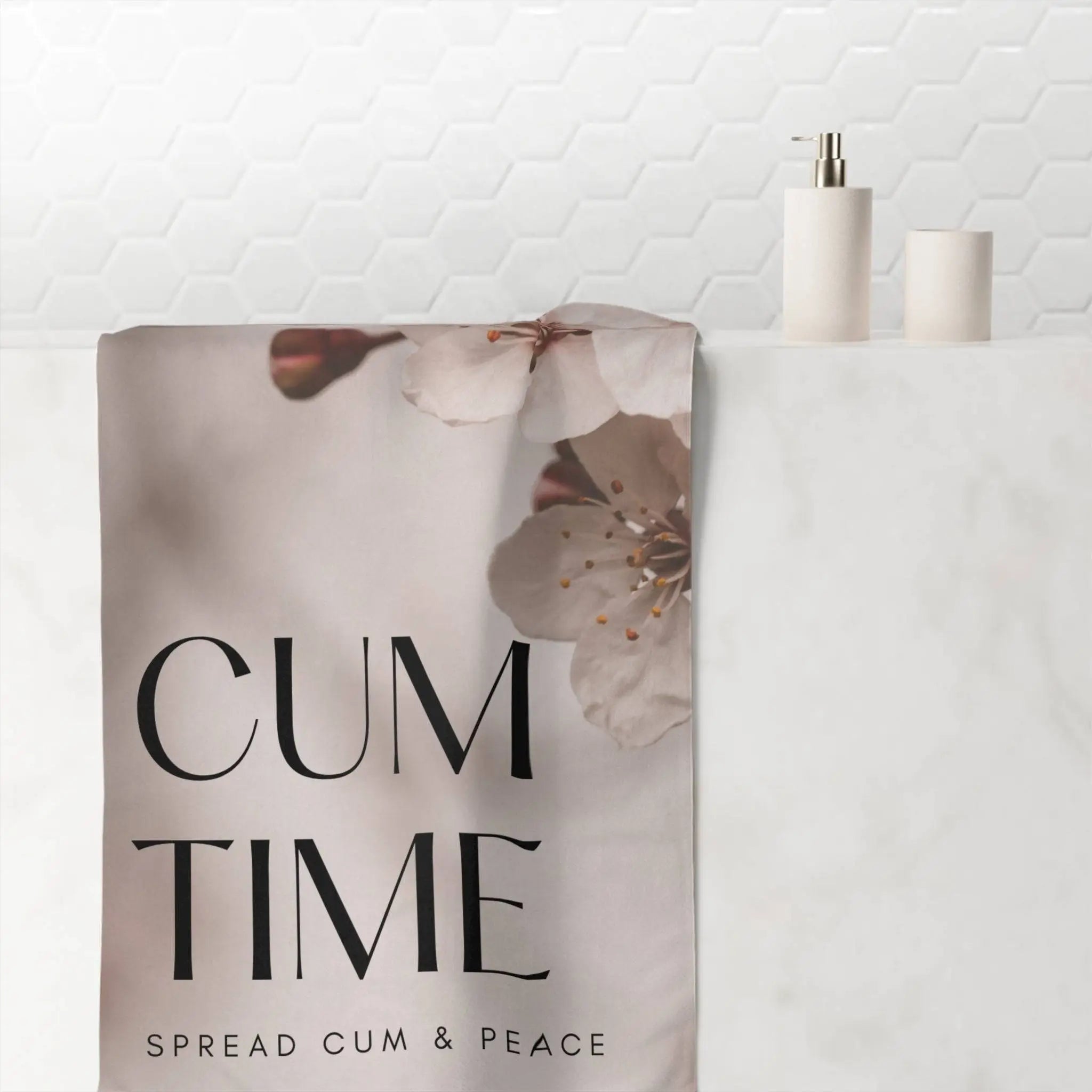 Cum Time Elegant | Mix & Match Naughty XL Fun-Flirty Lovers’ Towels