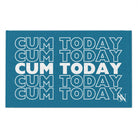 Cum Today Blue Mix & Match Soft Sex Towels | Flirty Lovers’ Gifts