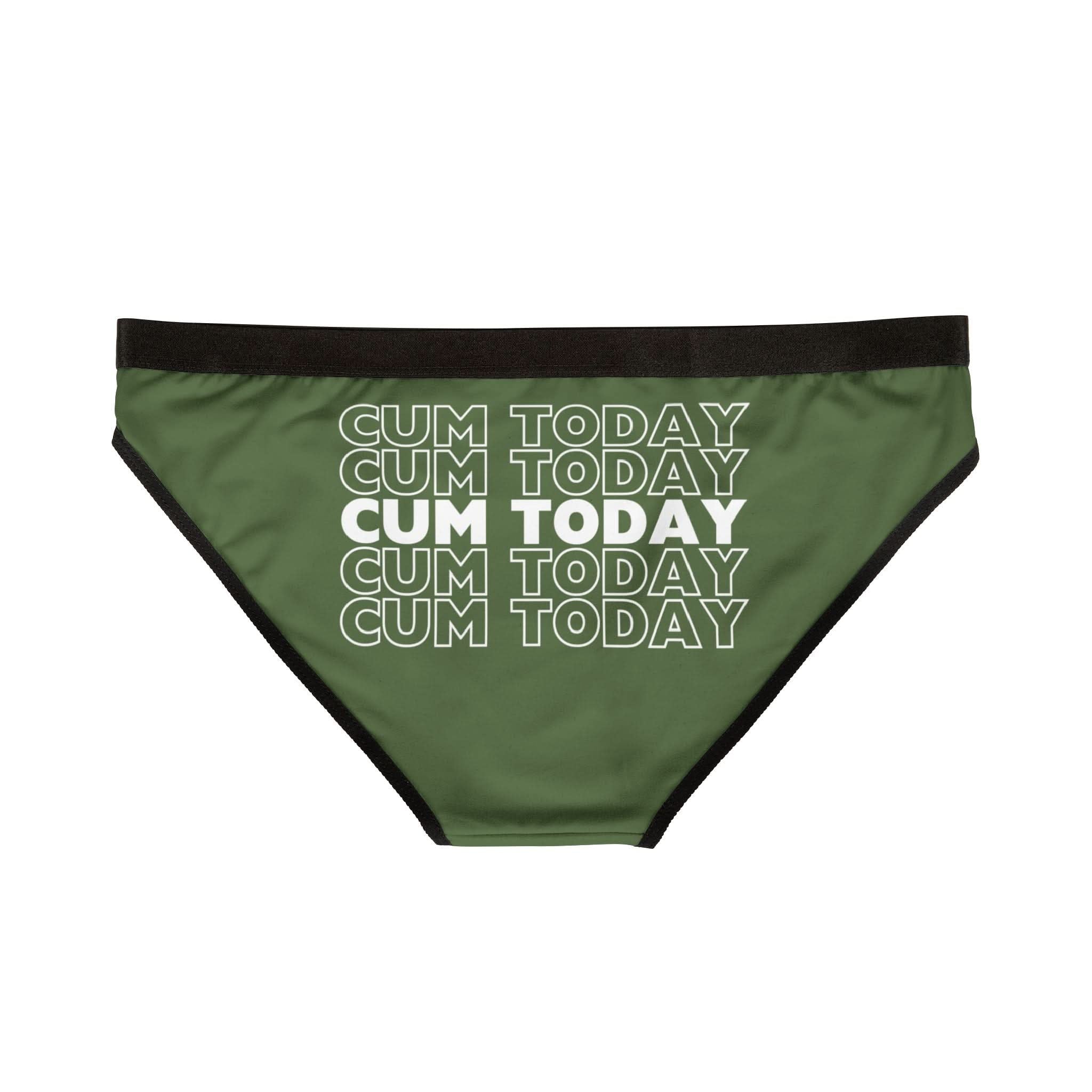 Cum Today | Briefs for Women | Playful Comfy Underwear