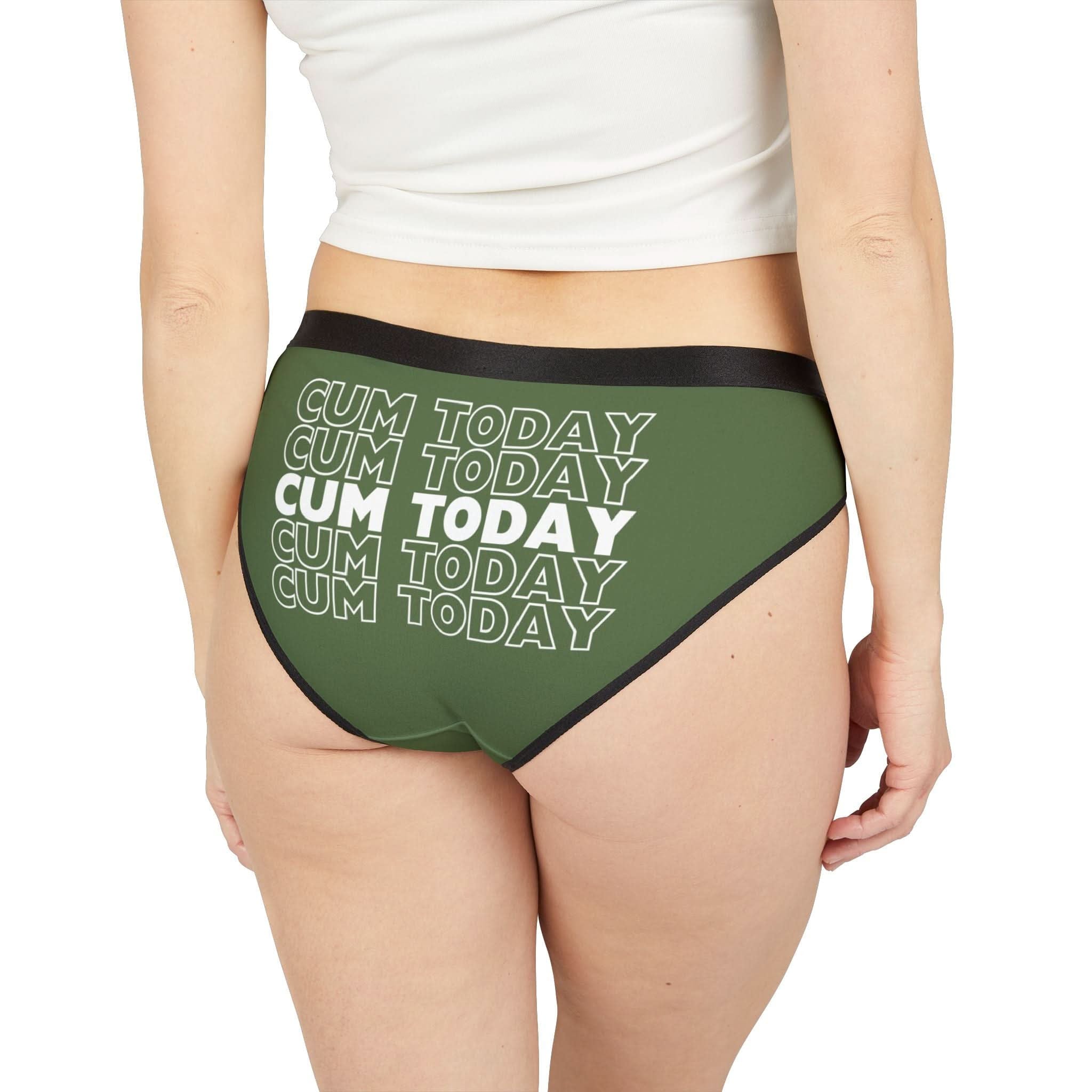 Cum Today | Briefs for Women | Playful Comfy Underwear